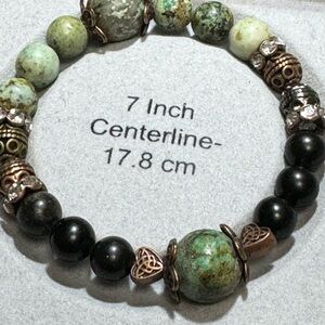 Homemade by Me. Gemstone bracelets